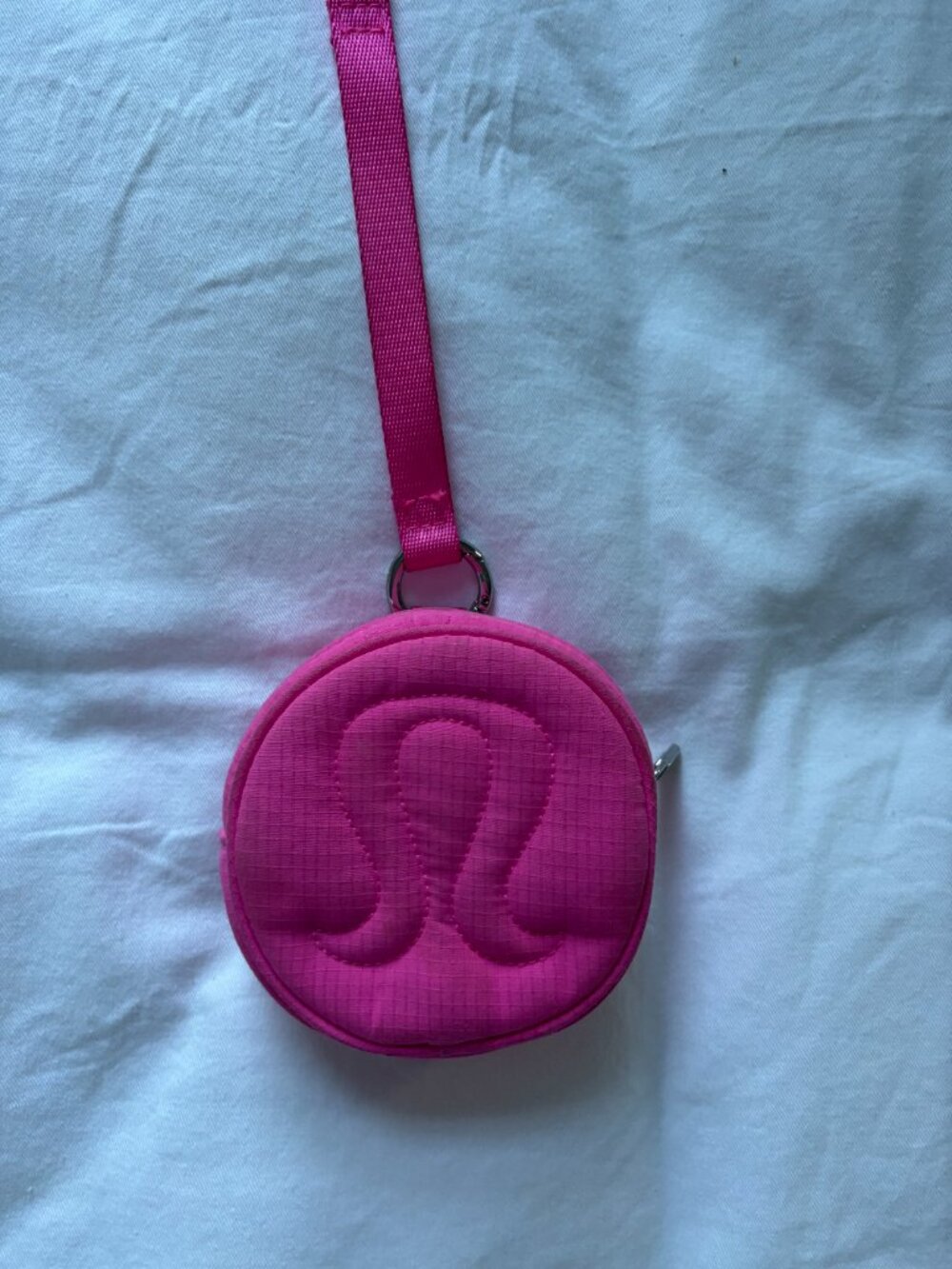Lululemon Logo Pouch with 3 lululemon scrunchies. - Picture 2 of 6